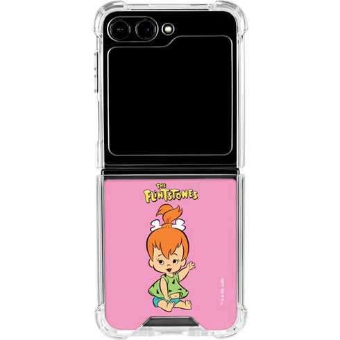 The Flinstones Pebbles Flintstone Galaxy Z Flip6 Clear Case